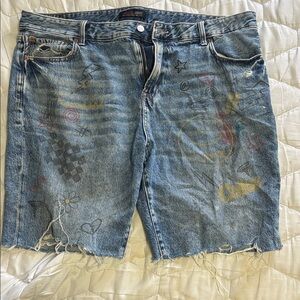 Coca Cola AERO Blue Denim Shorts